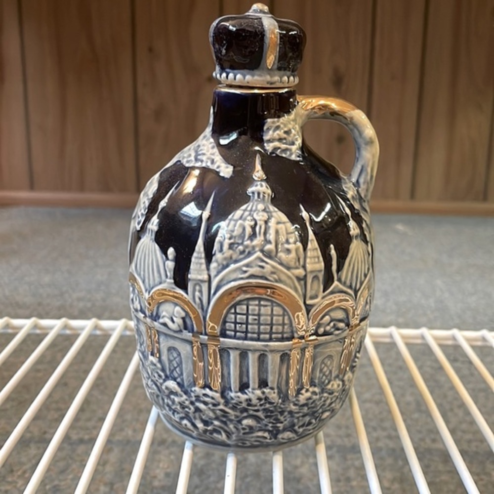 Vintage Tilso Japan Jug Decanter Lid Music Box